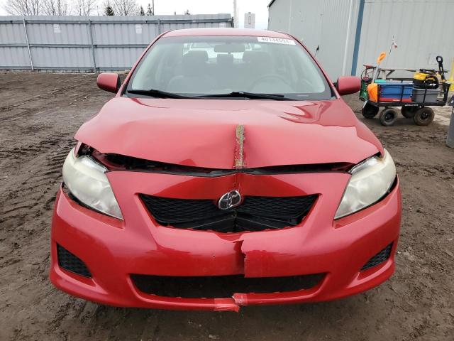 2T1BU4EE5AC305722 - 2010 TOYOTA COROLLA BASE RED photo 5