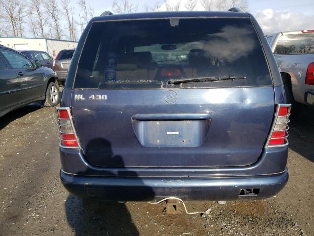 4JGAB72E8XA122864 - 1999 MERCEDES-BENZ ML 430 BLUE photo 6