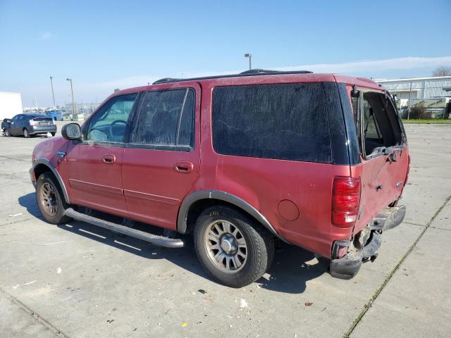 1FMRU15W02LA26853 - 2002 FORD EXPEDITION XLT RED photo 2