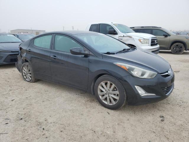 KMHDH4AE6FU261612 - 2015 HYUNDAI ELANTRA SE BLACK photo 4