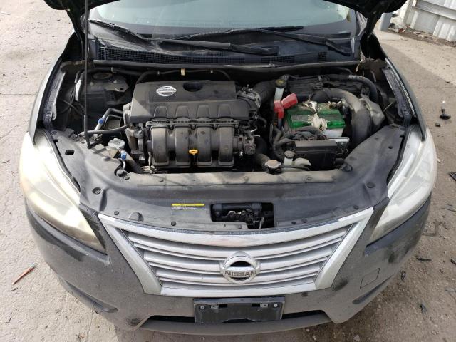 3N1AB7AP3EL615576 - 2014 NISSAN SENTRA S CHARCOAL photo 11