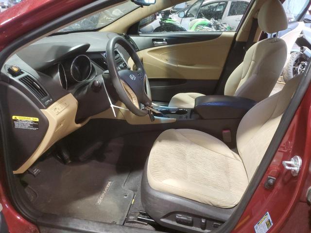 5NPEB4AC3EH942344 - 2014 HYUNDAI SONATA GLS RED photo 7