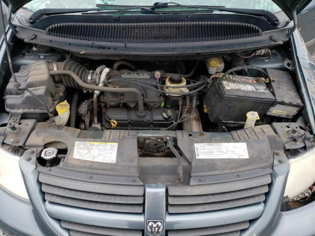 1D4GP45R66B756117 - 2006 DODGE CARAVAN SXT GRAY photo 12