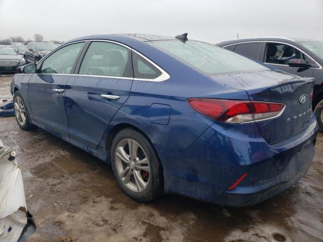 5NPE34AF8KH812174 - 2019 HYUNDAI SONATA LIMITED BLUE photo 2