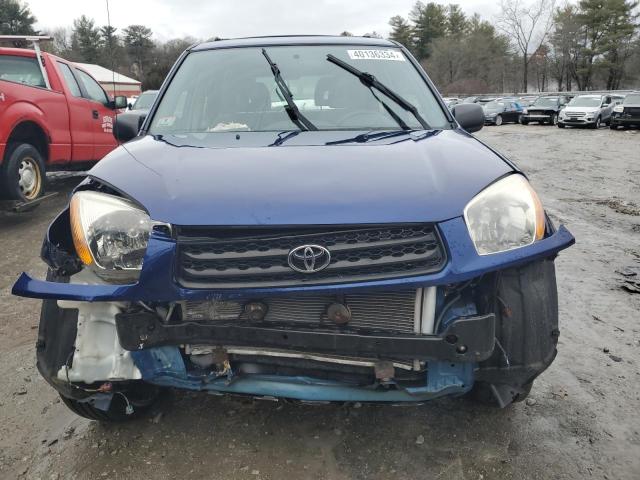 JTEGH20V326010354 - 2002 TOYOTA RAV4 BLUE photo 5