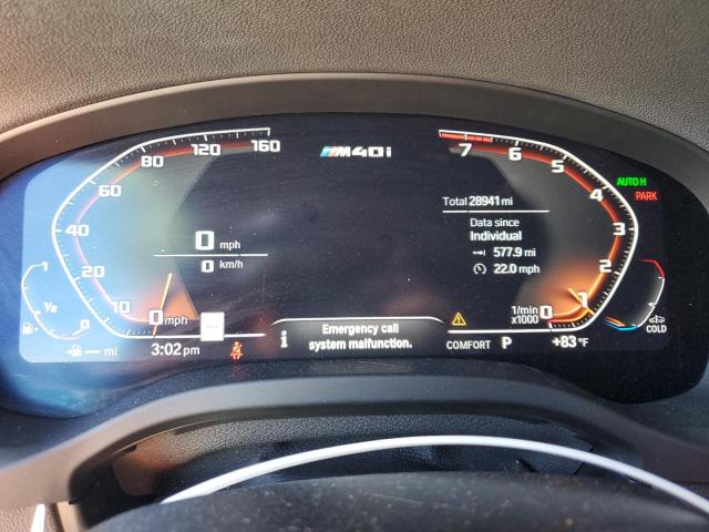 5UX2V5C05M9F91643 - 2021 BMW X4 XDRIVEM40I BLACK photo 9