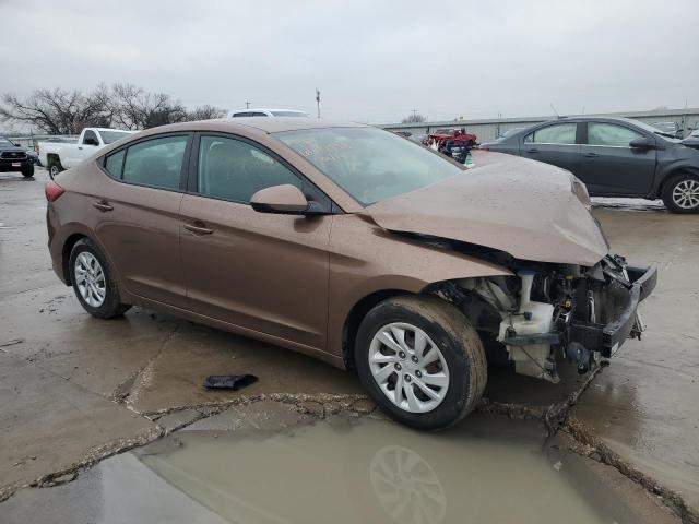 5NPD74LF6HH141982 - 2017 HYUNDAI ELANTRA SE BROWN photo 4