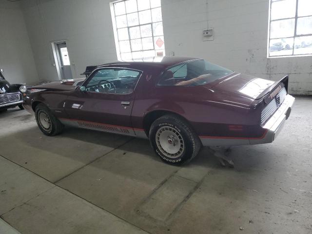 1G2AV87T0BN121268 - 1981 PONTIAC FIREBIRD FORMULA BURGUNDY photo 2