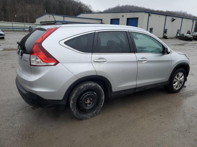 2HKRM4H70EH675376 - 2014 HONDA CR-V EXL SILVER photo 3