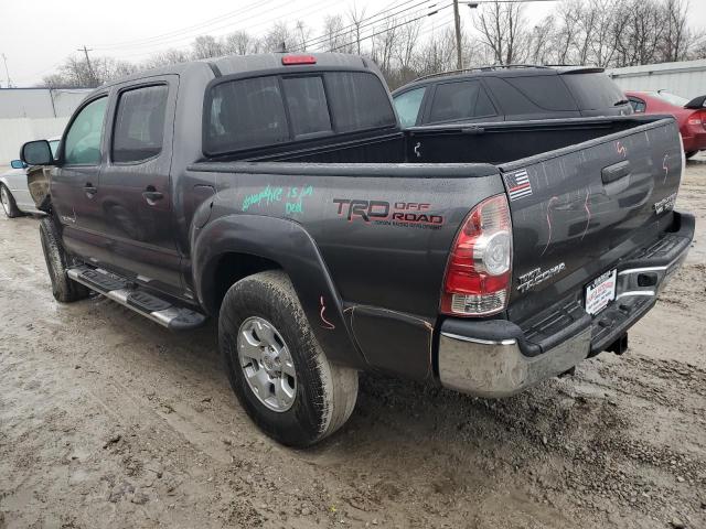 5TFJU4GN6FX089753 - 2015 TOYOTA TACOMA DOUBLE CAB PRERUNNER GRAY photo 2