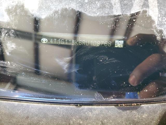 4T1G11BK6RU108768 - 2024 TOYOTA CAMRY SE NIGHT SHADE CHARCOAL photo 12