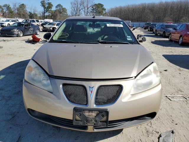 1G2ZF57B584219796 - 2008 PONTIAC G6 VALUE LEADER GOLD photo 5