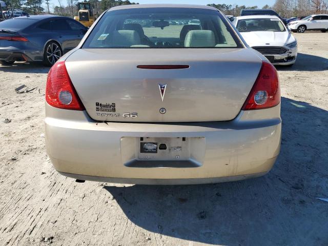 1G2ZF57B584219796 - 2008 PONTIAC G6 VALUE LEADER GOLD photo 6