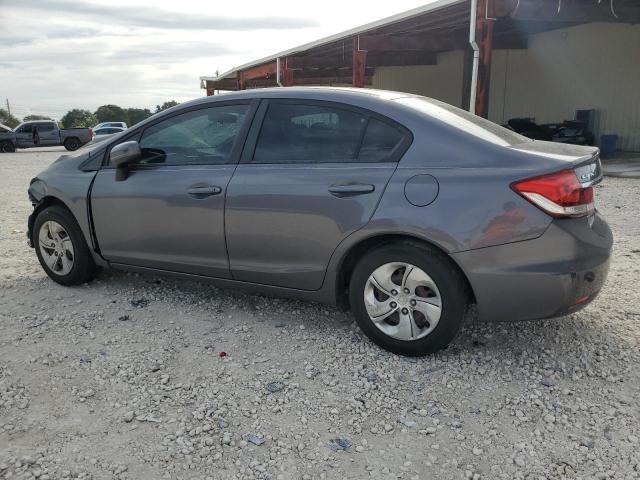 19XFB2F56EE010243 - 2014 HONDA CIVIC LX GRAY photo 2