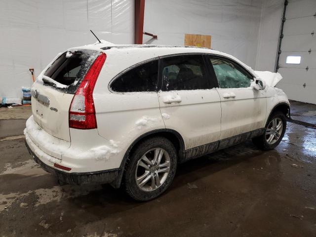 JHLRE4H74BC024100 - 2011 HONDA CR-V EXL WHITE photo 3