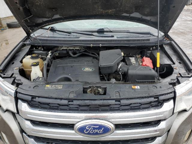 2FMDK4JCXEBB81458 - 2014 FORD EDGE SEL BROWN photo 12