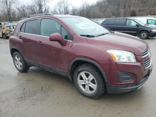 3GNCJPSBXGL123908 - 2016 CHEVROLET TRAX 1LT RED photo 4