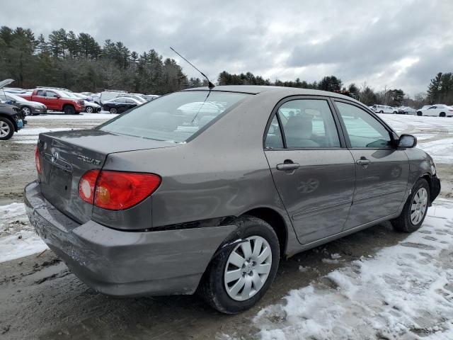 2T1BR38E14C269992 - 2004 TOYOTA COROLLA CE GRAY photo 3