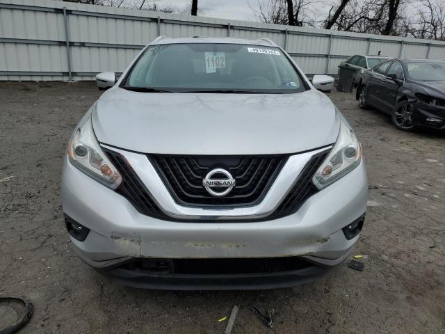 5N1AZ2MHXHN158152 - 2017 NISSAN MURANO S SILVER photo 5