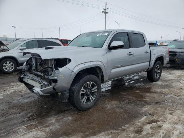 3TMCZ5AN7JM150728 - 2018 TOYOTA TACOMA DOUBLE CAB SILVER photo 1