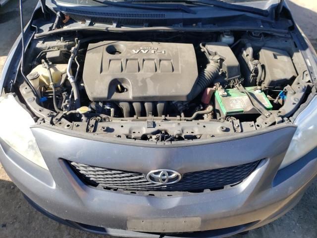 1NXBU4EE9AZ342738 - 2010 TOYOTA COROLLA BASE GRAY photo 11