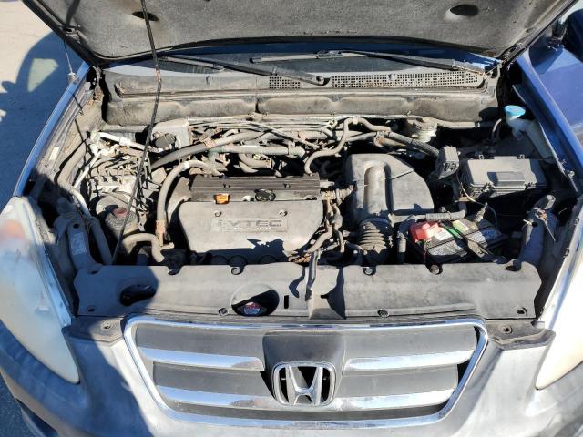 JHLRD78825C039373 - 2005 HONDA CR-V EX BLUE photo 12