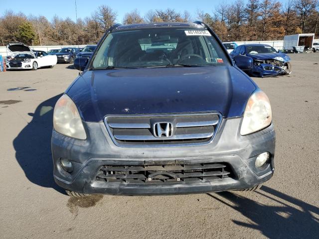 JHLRD78825C039373 - 2005 HONDA CR-V EX BLUE photo 5