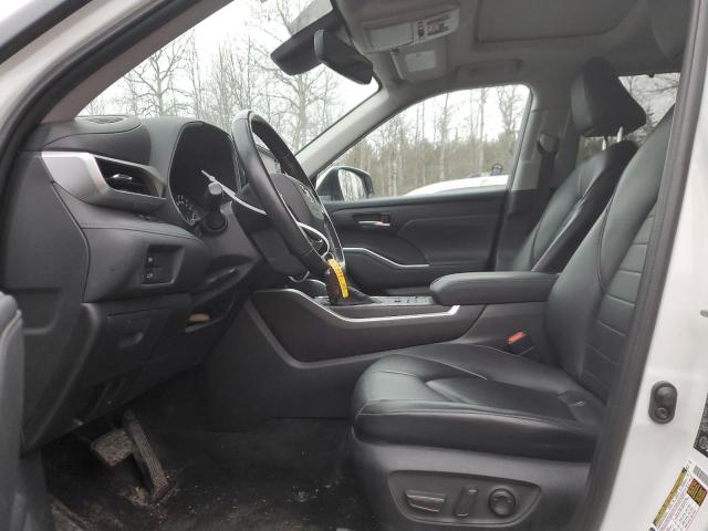 5TDGZRBH9LS034144 - 2020 TOYOTA HIGHLANDER XLE WHITE photo 7
