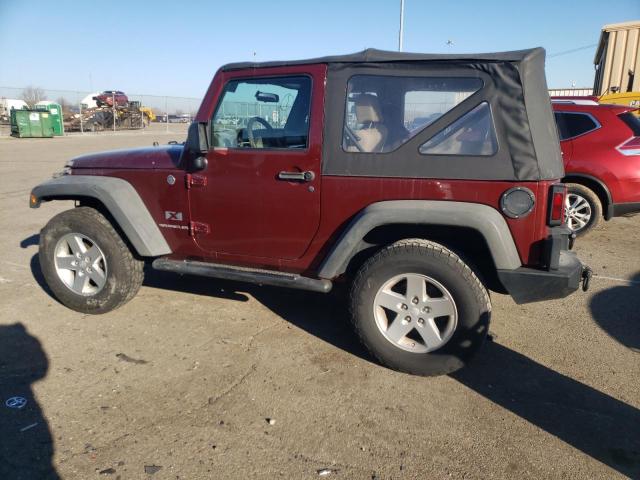 1J4FA24168L591865 - 2008 JEEP WRANGLER X RED photo 2