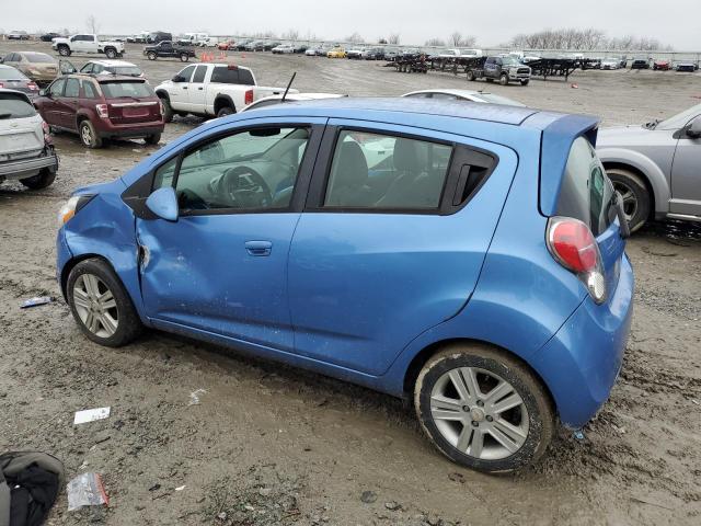 KL8CD6S97EC422961 - 2014 CHEVROLET SPARK 1LT BLUE photo 2