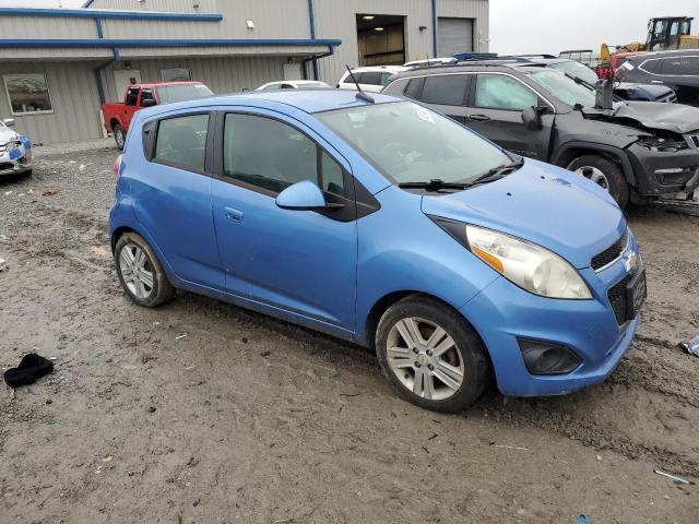 KL8CD6S97EC422961 - 2014 CHEVROLET SPARK 1LT BLUE photo 4