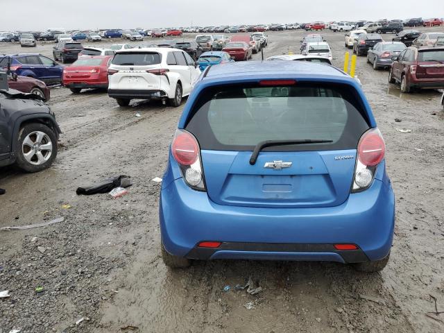 KL8CD6S97EC422961 - 2014 CHEVROLET SPARK 1LT BLUE photo 6