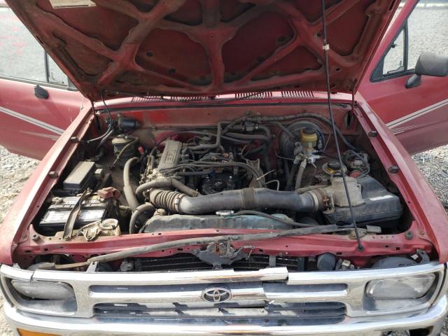 JT4RN93P7N5058896 - 1992 TOYOTA PICKUP 1/2 TON EXTRA LONG WHEELBASE DLX RED photo 11