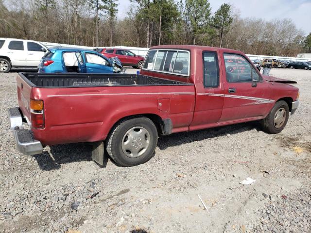 JT4RN93P7N5058896 - 1992 TOYOTA PICKUP 1/2 TON EXTRA LONG WHEELBASE DLX RED photo 3