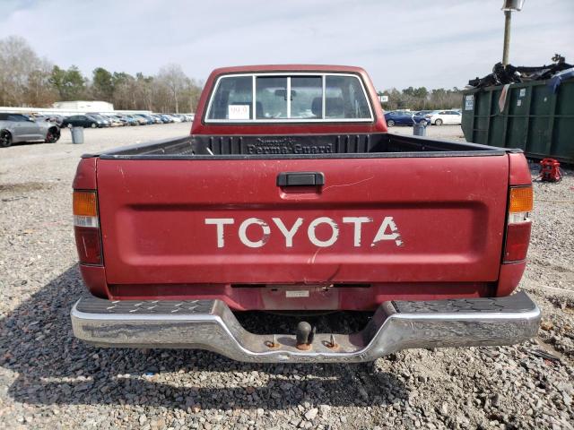 JT4RN93P7N5058896 - 1992 TOYOTA PICKUP 1/2 TON EXTRA LONG WHEELBASE DLX RED photo 6