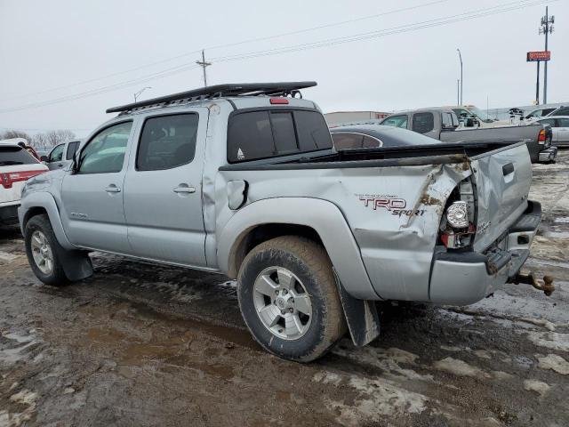 3TMLU42N89M036465 - 2009 TOYOTA TACOMA DOUBLE CAB SILVER photo 2