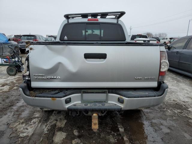 3TMLU42N89M036465 - 2009 TOYOTA TACOMA DOUBLE CAB SILVER photo 6