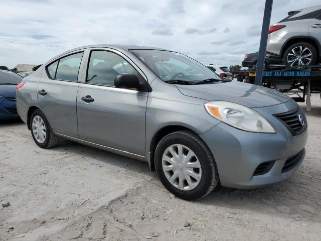 3N1CN7AP0DL833635 - 2013 NISSAN VERSA S GRAY photo 4