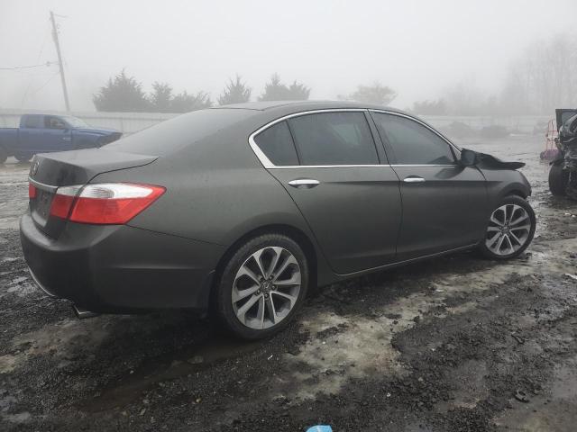 1HGCR2F31FA134472 - 2015 HONDA ACCORD LX GRAY photo 3