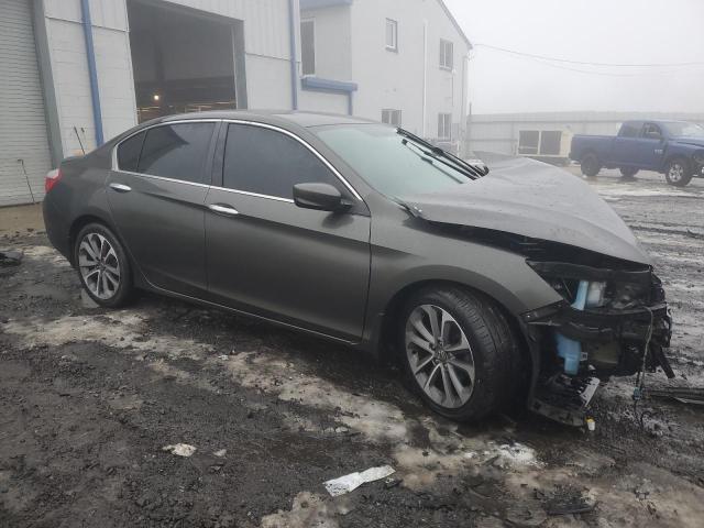 1HGCR2F31FA134472 - 2015 HONDA ACCORD LX GRAY photo 4