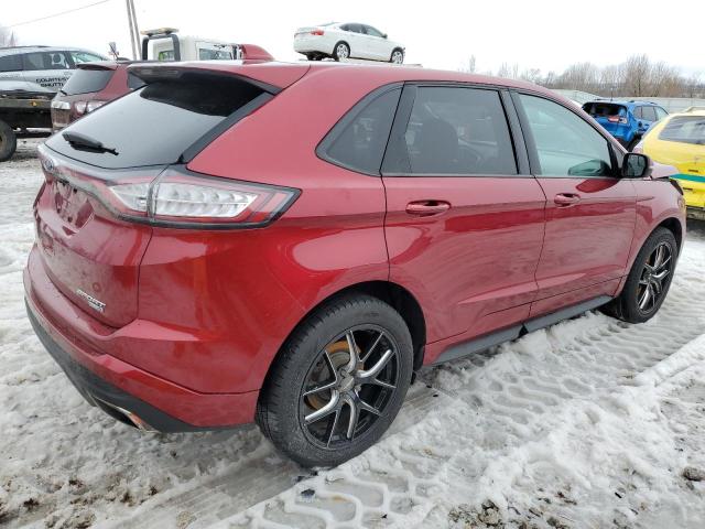 2FMTK4AP4FBB38072 - 2015 FORD EDGE SPORT RED photo 3