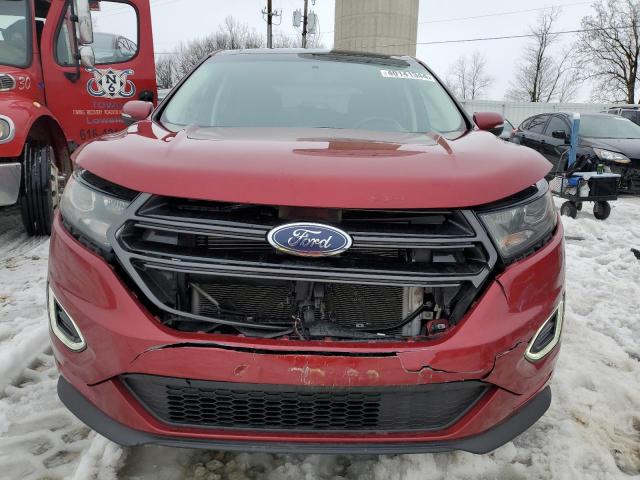 2FMTK4AP4FBB38072 - 2015 FORD EDGE SPORT RED photo 5