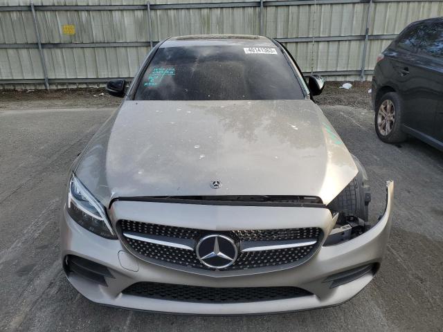 55SWF8DB3KU287906 - 2019 MERCEDES-BENZ C 300 SILVER photo 5