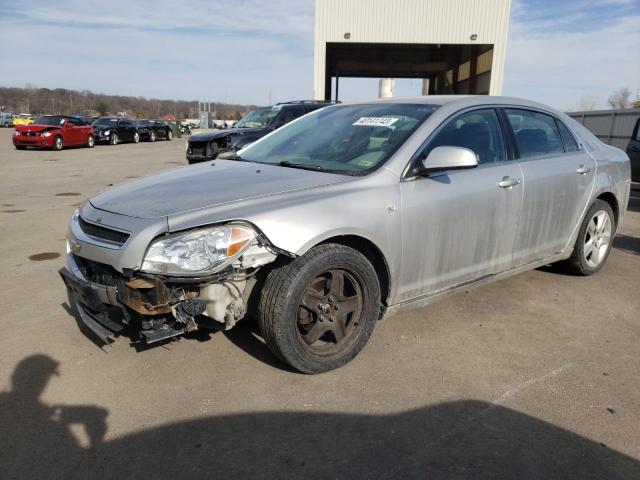 1G1ZH57B18F263278 - 2008 CHEVROLET MALIBU 1LT Argent photo 1
