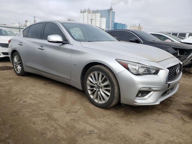 JN1EV7AR4KM559630 - 2019 INFINITI Q50 LUXE SILVER photo 4