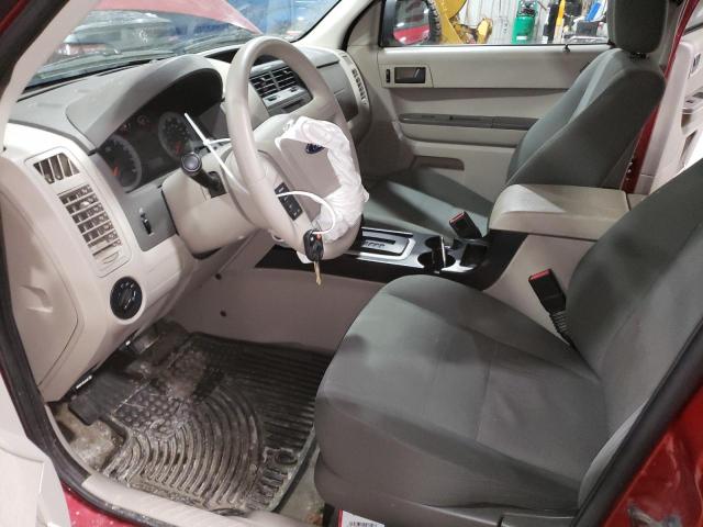 1FMCU92719KA42819 - 2009 FORD ESCAPE XLS BURGUNDY photo 7