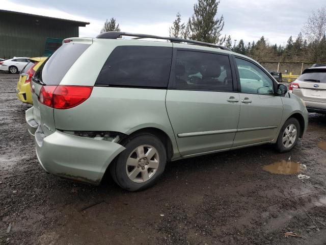 5TDZK23C37S028613 - 2007 TOYOTA SIENNA CE GREEN photo 3