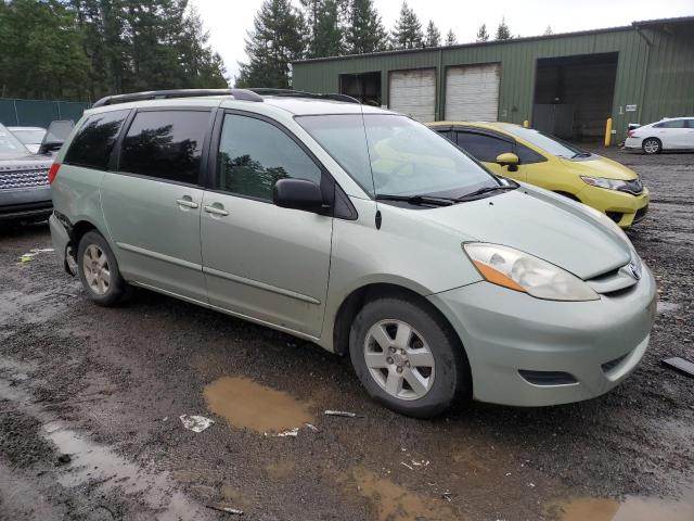 5TDZK23C37S028613 - 2007 TOYOTA SIENNA CE GREEN photo 4