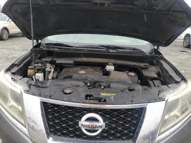 5N1AR2MM8FC615689 - 2015 NISSAN PATHFINDER S GRAY photo 11