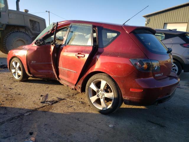 JM1BK143361541320 - 2006 MAZDA 3 HATCHBACK RED photo 2